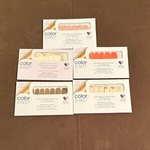 Color Street French Manicure and Glitter Nail Strips
